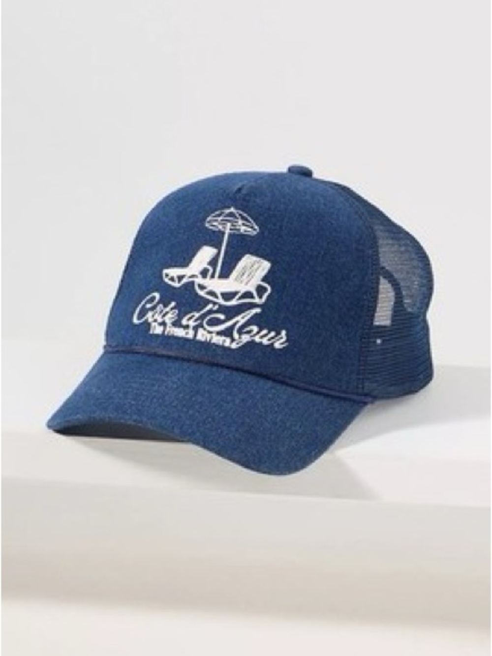 Anthropologie Coney Island Picnic Getaway trucker hat